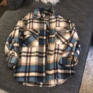 NWOT Zara Plaid Shirt Jacket “Shacket”